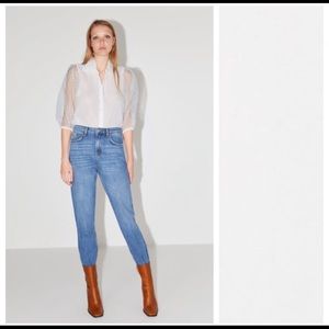 COPY - NWT. Zara Organza Puff Sleeves Blouse. Siz…